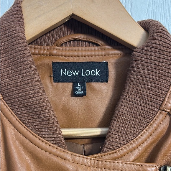 New Look Women's Tan Bomber Jacket - Picture 6 of 14